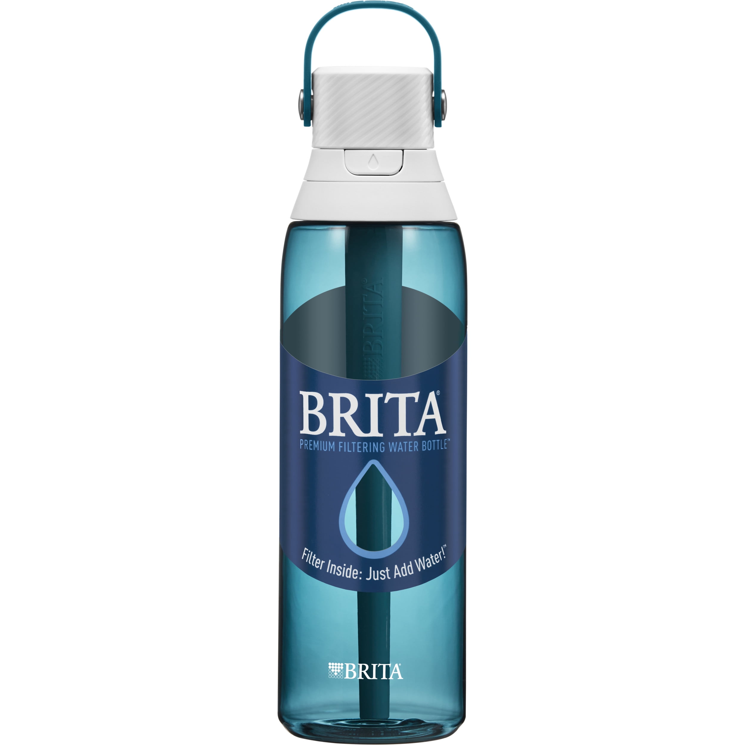 Brita Premium Sea Glass 26 Ounce Water Bottle with Filter, 1 ct - Kroger