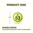 thumbnail image 4 of GSE 1.5-Inch Pro Ping Pong Size Replacement Bingo Ball Set (Color Balls - Double Number), 4 of 4