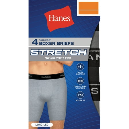 Hanes - Hanes Men's Stretch Regular Length Comfort Flex Waistband Boxer ...
