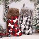 thumbnail image 4 of La pata del perro de la Navidad de las ventas directas de la fábrica pega los calcetines de Navidad de las decoraciones de los colgantes del árbol de navidad, 4 of 4