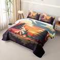 thumbnail image 3 of Erosebridal Outdoor Camping Twin Quilt Set For Camper Gifts,Country Style Twin Coverlet Set For Kids Boys,2pcs, 3 of 7