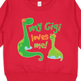 thumbnail image 3 of Inktastic My Gigi Loves Me Grandson Dinosaur Toddler Sweatshirt, 3 of 4