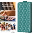 thumbnail image 2 of Allytech Luxury PU Leather Case for Samsung Galaxy S24, Vertical Flip Wallet Case with 3 Card Slots, Adjustable Kickstand Magnetic Closure Shockproof Protective Shell for Women Men - Green, 2 of 9