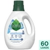 Seventh Generation Liquid Laundry Detergent Biodegradable Free & Clear 90 oz