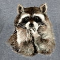 thumbnail image 3 of CafePress - Cute Humorous Watercolor Raccoon Blowing A Kiss T - Women's V-Neck Dark T-Shirt, 3 of 4