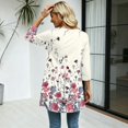 thumbnail image 7 of 3/4 Length Sleeve Womens Tops V Neck T Shirts Summer Clothes Basic Blouses Dressy Casual 2026 Spring Outfits, 7 of 7