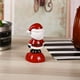 thumbnail image 1 of Juguete de Papá Noel con energía solar, columpio automático de Papá Noel, adorno decorativo navideño, 1 of 8