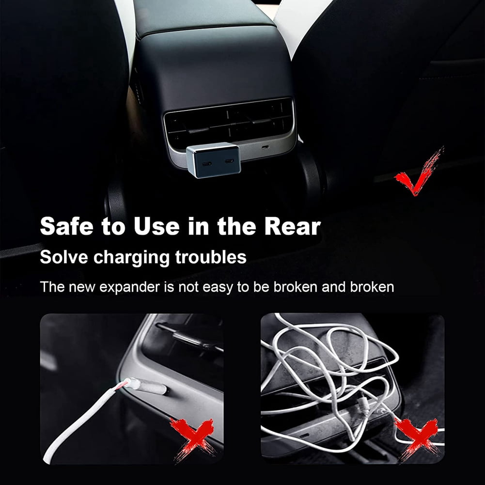 CYBERBEANS TPE Deurschokdemper voor Tesla Model 3/Y (2017-2025