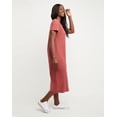 thumbnail image 4 of Hanes Women's Garment Dyed Midi Dress Nantucket Red S, 4 of 6