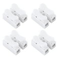thumbnail image 3 of 100pcs 10A 220V 2 Pin Push Quick Wire Cable Connector White Wiring Terminal, 3 of 14