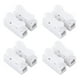 thumbnail image 3 of 100 piezas 10A 220V 2 pines conector de cable de empuje rápido terminal de cableado blanco, 3 of 15