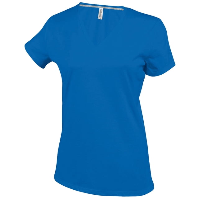 Kariban T-Shirt à Manches Courtes Col en V pour Femmes