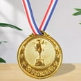 thumbnail image 4 of 10-Pack Gold Silver Bronze Award Medals for Kids and Adult Sports Tournaments Prize Round with Neck Ribbon for Olympic Style for Children School Sports or Any Competition (Gold), 4 of 6