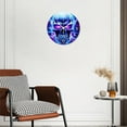 thumbnail image 3 of 10 Inch Wall Clock Battery Operated Silent Clock Decorative for Office, Kitchen, Outdoor, Living RoomWeird Skull Beautiful Pattern, 3 of 4