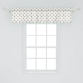 thumbnail image 2 of Ambesonne Geometric Window Valance, Pale Colored Dots, 42" x 12", Black and White, 2 of 3