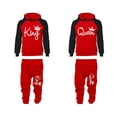 thumbnail image 2 of King and Queen Couple Matching Hoodie & Jogger Pants Set, 2 of 5