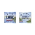 thumbnail image 2 of Metaverse Tara Reed 'Lake Living (welcome lake)' Canvas Art (Set of 2), 2 of 4