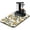 Sunflower Floral-39, variant on Washable Rubber Sunflower Cute Floral Dish Drying Mats for Kitchen Counter Home Large Coffee Bar Pad Accessories and Decor for Utensils Stemware 19.5''x12''
