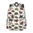 thumbnail image 2 of Disketp Various Turtle Mochila Escolar de Gran Capacidad y Peso Ligero, Mochila de Viaje Ideal para Escuela, Trabajo y Uso Diario, Cómoda y con Estilo, 2 of 8