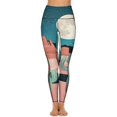 thumbnail image 2 of Desert Moon Night Cactus Leggings Jogger Pants Women's Tights Womens Leggings, 2 of 6
