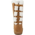 thumbnail image 3 of Sugar Womens Panthea Microsuede Faux Fur Winter & Snow Boots, 3 of 5