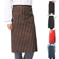 thumbnail image 4 of Chef Half Cut Work Apron, High Quality With Easy Cleaning Breathable And Fade Resistant, For Kitchen Restaurant Hotel Commercial And Party Use, 4 of 4