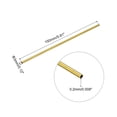 thumbnail image 2 of Uxcell 3mm OD 0.2mm Wall Thickness 150mm Length Brass Round Tube 2 Pack, 2 of 5