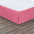 thumbnail image 3 of Sheets & Beyond Microfiber Bed Skirt, Twin, Pink, 3 of 3