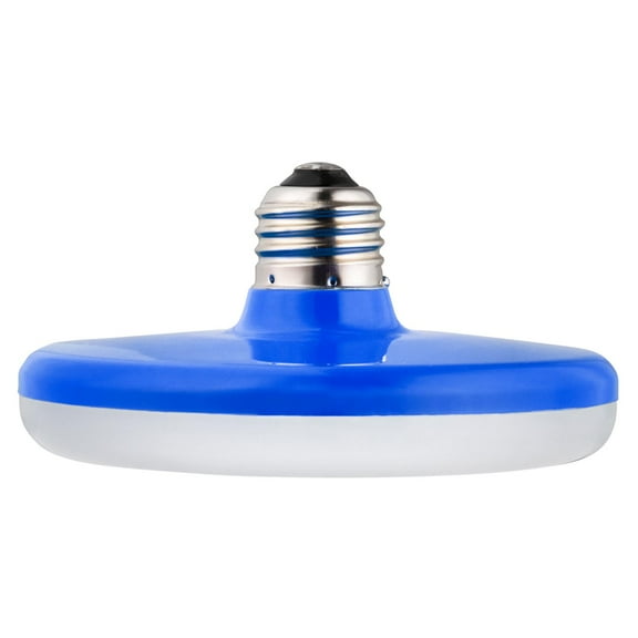 Diodesy- UFO/LED/11W/30K/BLUE UFO LED High Bay Light, Blue Finish, 11 Watts, 550 Lumens, 3000K Soft White, Indoor E26 Medium Base used for Warehouse Shop Garage Gym Barn, 120 Volts, CRI90 , UL Listed