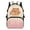 Bear Bread Print, variant on 17 inch Pink Cherry Blossom School Backpack for Boys Girls 5-11 Year, Multifunctional Back to School Bag, Elementary Kindergarten Large Capacity Casual Basic Bookbag