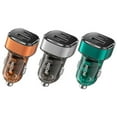 thumbnail image 3 of C45 Car Charger Adapter Fast Charging 43W USB A USB C Port Car Charger For Tablets Smart Phones Laptop, 3 of 9