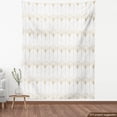 thumbnail image 4 of Ambesonne Art Deco Fabric by the Yard Upholstery, White Simple Vintage Motif, 3 Yards, White Sand Brown, 4 of 5