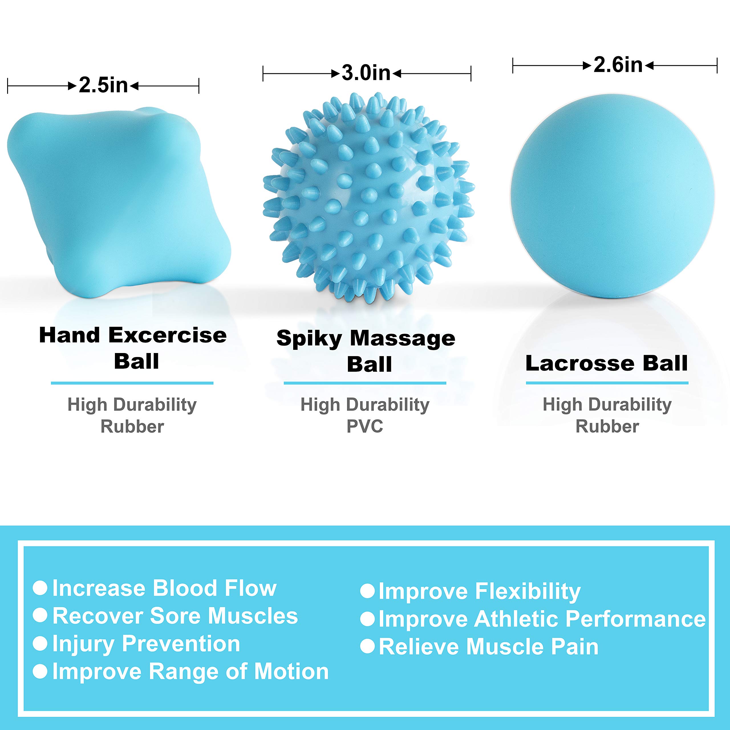 Posture Magic Massage Ball STF9 Set for Myofascial Trigger Point