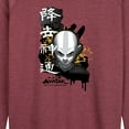 thumbnail image 3 of Avatar - The Last Airbender - Aang Ink Splatter - Women's Lightweight French Terry Long Sleeve Shirt, 3 of 5