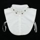 thumbnail image 1 of Cuello de Imitación Floral con Bordado de Encaje Desmontable para Mujer, Media Camisa, Cuello Falso Macarena Cuello falso de las mujeres, 1 of 8
