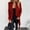 Red, variant on AOOCHASLIY Ladies Coat Clothes Fashion Womens Bandage Coat Cardigan Winter Solid Long Sleeve Outerwear