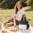 thumbnail image 2 of Pisexur Batería de cocina Bolsa de almuerzo unisex mejorada, mochila portátil de cuatro capas con bloqueo de temperatura/para llevar en la mano, ideal para exteriores para la cocina del hogar, 2 of 6