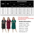thumbnail image 2 of FEREMO 3 Pack Nightgowns for Women Plus Size V Neck Printed Sleepwear Loose Comfy Night Gown, 2 of 6
