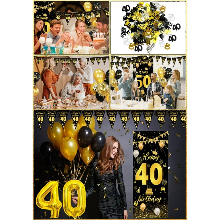 AYUQI Men Women 70th Birthday Decorations, Happy 70th Birthday Backdrop Banner Pennant Banner Black Gold Balloons, 70 Years Old Party Supplies, Black Gold 70 Birthday Decor 70th Bday for Grandparents - Walmart.com ayuqi-men-women-70th-birthday-decorations-happy-70th-birthday-backdrop-banner-pennant-banner-black-gold-balloons-70-years-old-party-supplies-black-gold-70-birthday-decor-70th-bday-for-grandparents-walmart-com