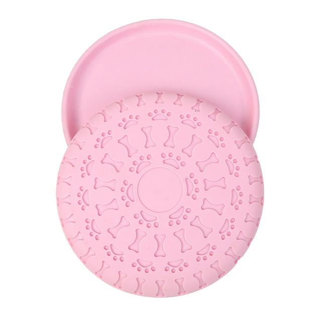 Dog Flying Disc Toy,Dog React Training Toy Fun Interactive Flying Disc Dog Sports Toy Dog Water Feeding Bowl for Dog Outdoor Training Playing Entertainment