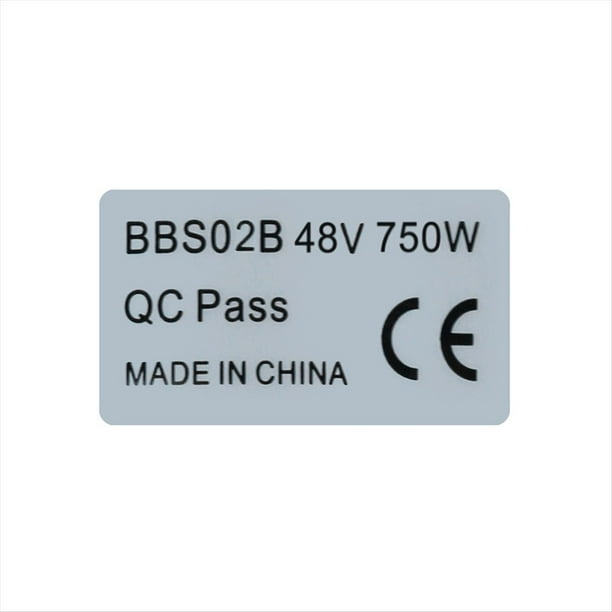 20 Pegatinas para Bicicleta Eléctrica de 48 V y 750 W para Motor de Buje Delantero y Trasero , Etiqueta CE, Kit de Conversión de Bicicleta Eléctrica, 48 V y 750 W