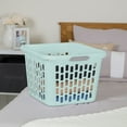 thumbnail image 4 of Sterilite Laundry Basket, 1.5 Bushel Plastic Hamper with Handles, Mint, 24 Pack, 4 of 7