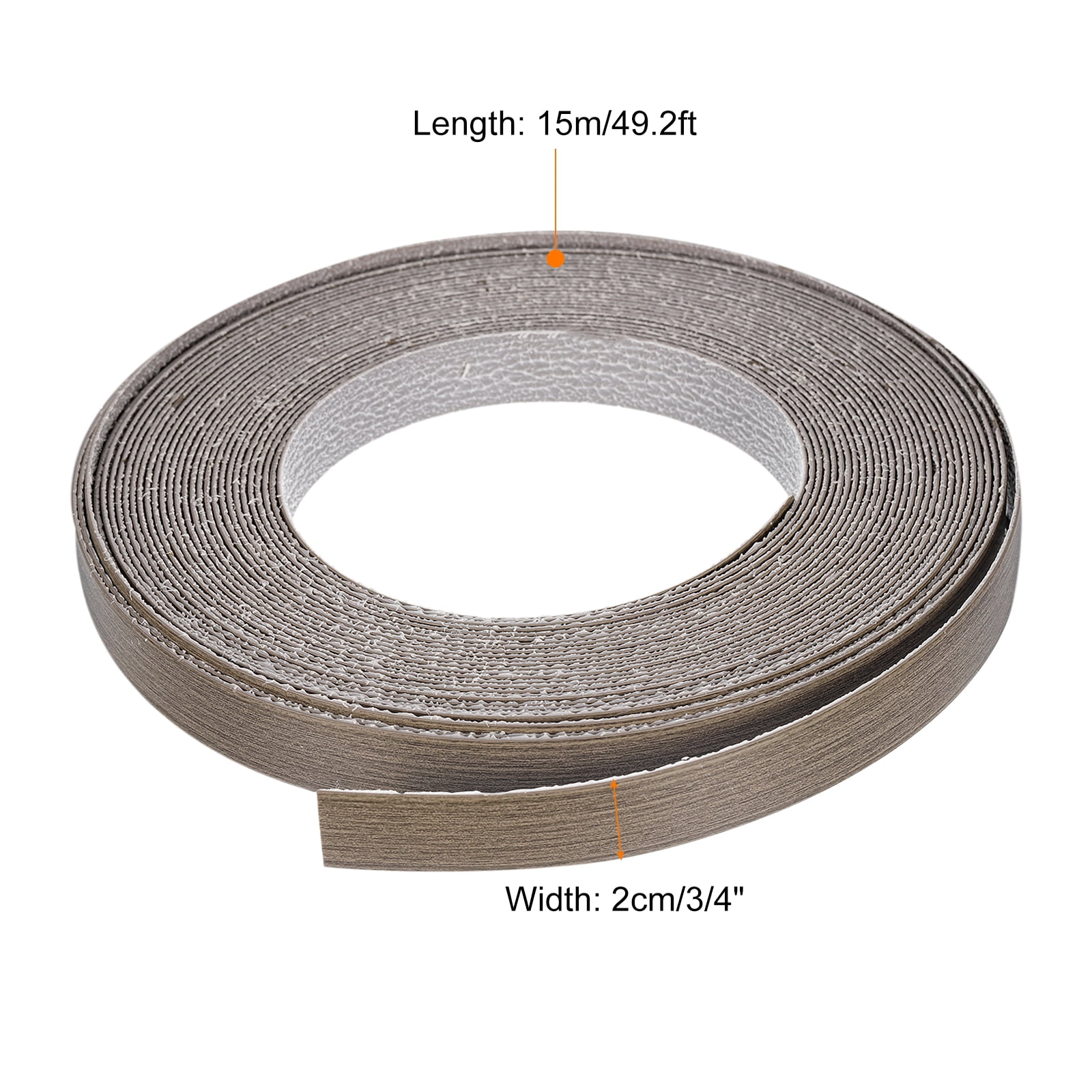 REGALWOVEN Edge Banding Pre-Glued Wood Veneer Edging for Cabinet Repair and Restoration 3/4" x 49.2'
