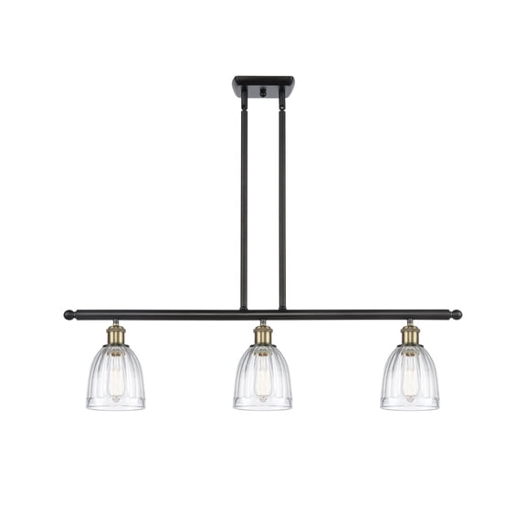 Innovations 516-3I-BAB-G442 European Influence Three Light Island Pendant from Ballston collection in Two-Tone finish, 5.00 inches