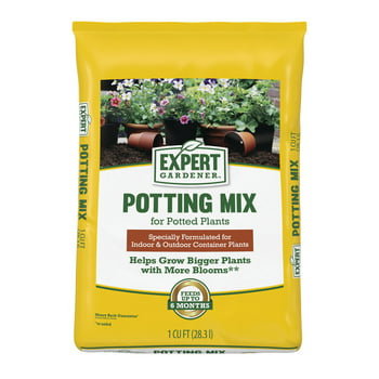 Expert Gardener Potting Mix for Indoor & Outdoor Potted s, 1 Cu. ft.
