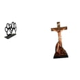 thumbnail image 1 of Servilletero de hierro,Servilletero con forma de pata,color negro,Estatua católica,Colección religiosa de la estatua de la Virgen María,Figura de la cruz de Jesús Escultura católica, 1 of 8