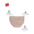 thumbnail image 6 of Hanes Womens Underwear Bikini 6-Pack, Comfort Flex Fit Bikini Underwear, Seamless Underwear for Women, 6 of 10
