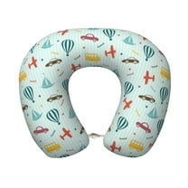 Disketp Transport Travel Travel Pillow Memory Foam Neck Pillow Support Pillow for Camping, Sleeping Rest Cushion Airplane Pillow