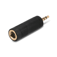 thumbnail image 1 of Adaptador RadioShack 6.3 mm a auxiliar 3.5 mm, 1 puerto, audio estéreo, negro, 1 of 4