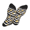 thumbnail image 5 of Vsdgher Gold Flamingo Unisex Crew Socks Lightweight Breathable Ventilation Ankle Socks, Mid-calf socks for Daily, 5 of 7